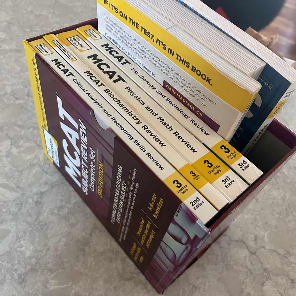 MCAT Exam Prep Book Set
